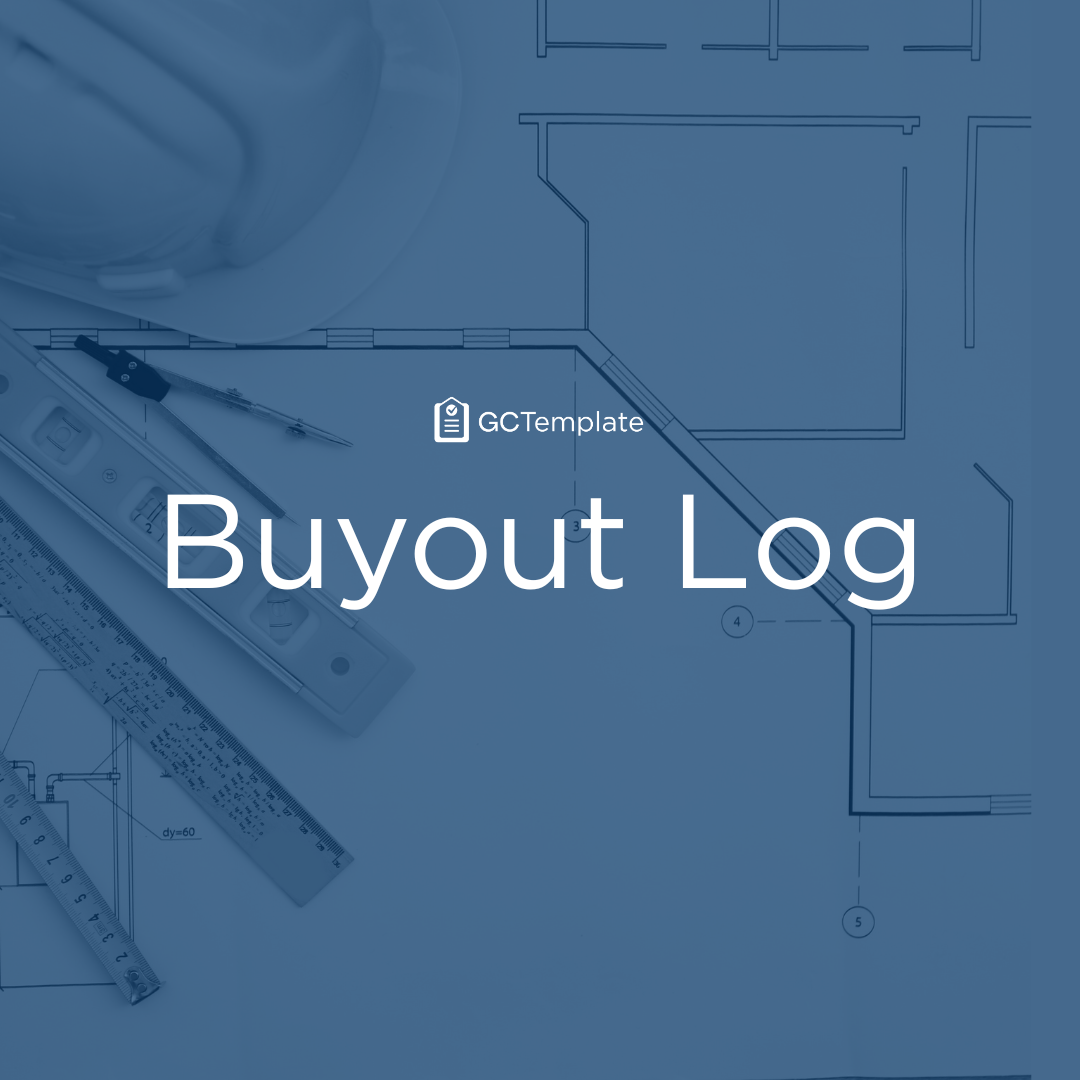 Buyout Log Template