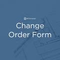 Change Order Form Template