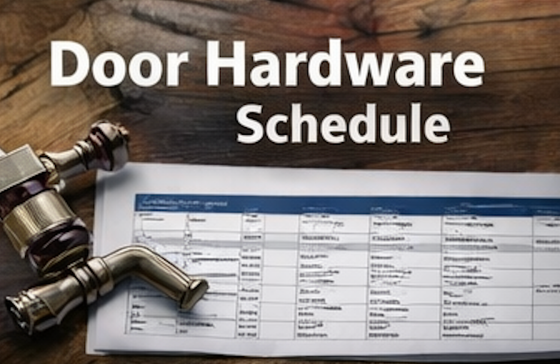 Door Hardware Schedule Template