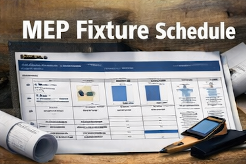 MEP Fixture Schedule Template
