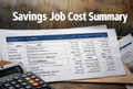 Savings Job Cost Summary Template