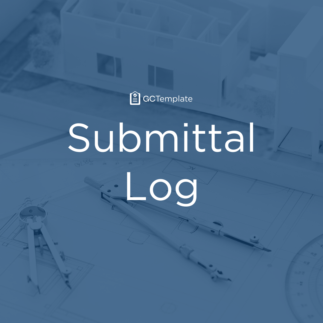 Submittal Log Template
