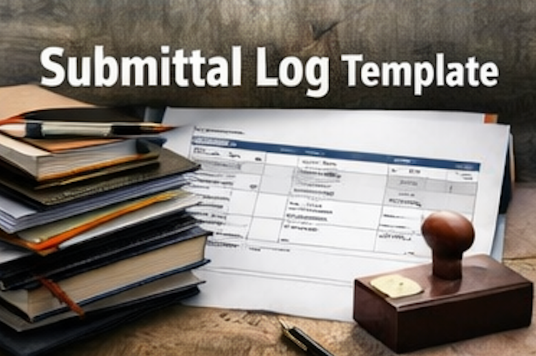 Submittal Log Template