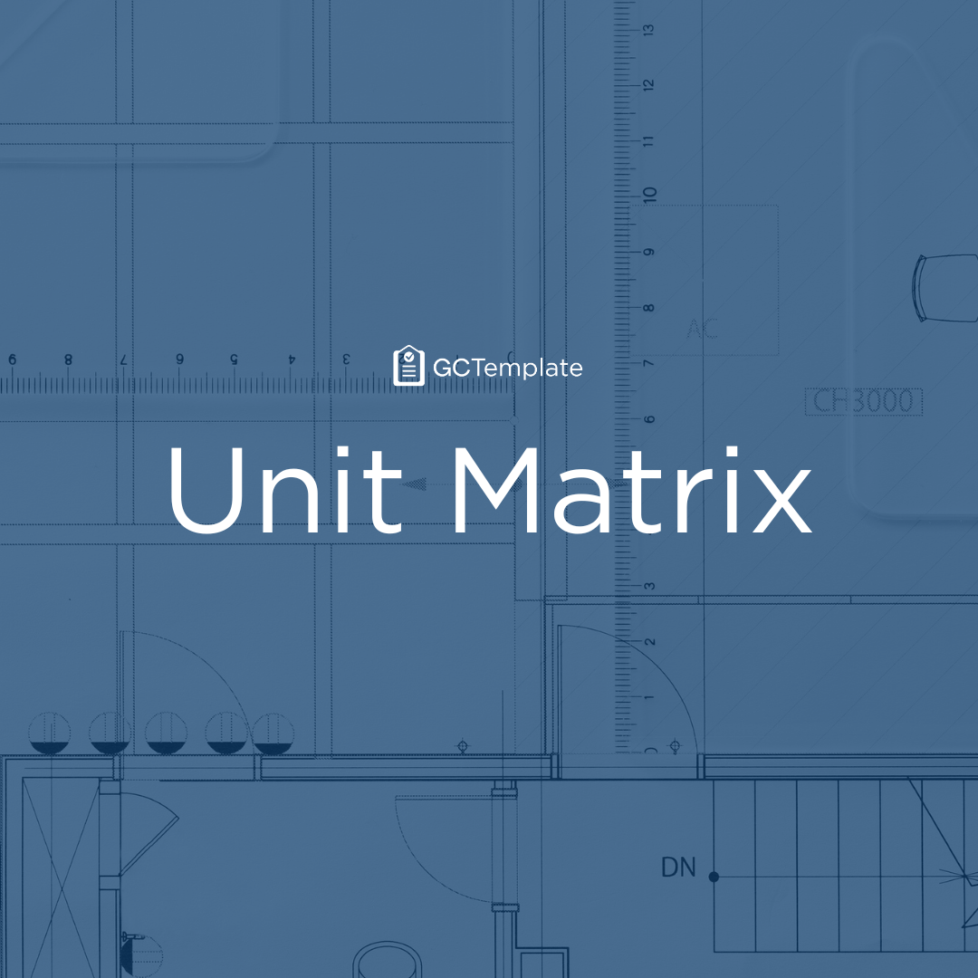 Unit Matrix Template